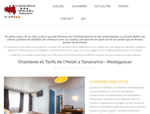 Tablet Screenshot of hotel-mellis.com